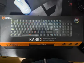 Teclado Krom Kasic RGB Negro