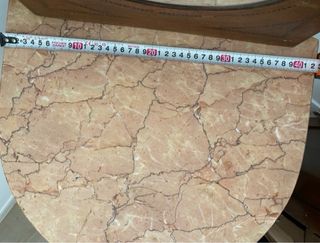 Mesitas Luis XV madera y mármol (2 unidades)