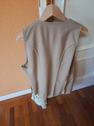 Chaleco Tiro Pichón HONG-KONG Beige Talla M