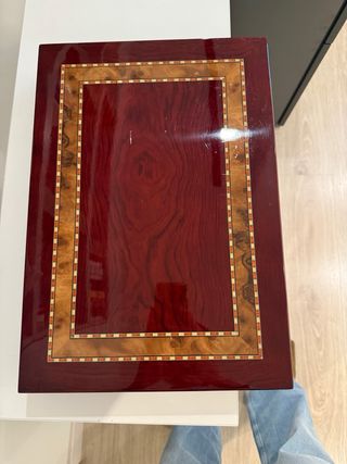 caja de lujo madera edición especial.