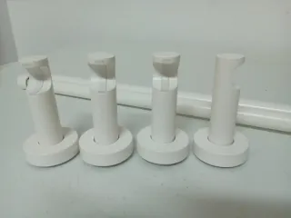 2 Barras Extensibles Cortina + 4 Soportes