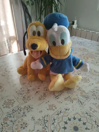 Peluche Donald y Pluto