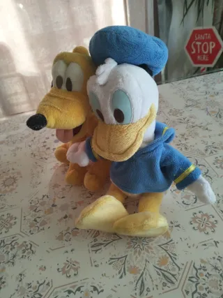 Peluche Donald y Pluto
