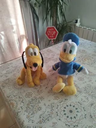 Peluche Donald y Pluto