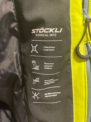 Tuta da sci completa Stöckli taglia M/50