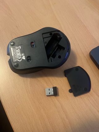 Ratón inalámbrico negro