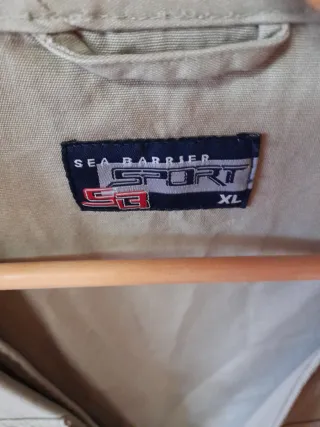 Chaleco de caza XL beige/verde