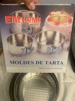 Moldes para tarta EM HOME (3 uds)