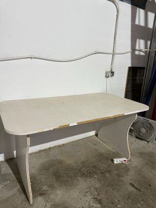 Mesa Grande Blanca Madera