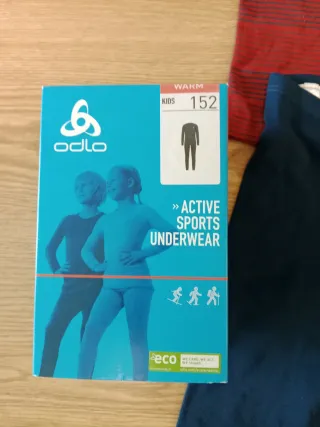 Conjunto térmico Odlo camiseta y pantalón talla