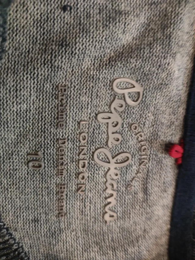 Jersey Pepe Jeans Azul Talla10,fino de vestir