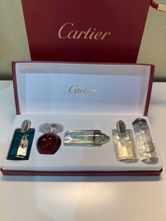 Set de 5 Perfumes Cartier 4 ml.