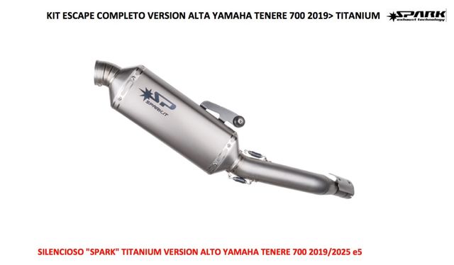 Kit Escape Completo Yamaha Tenere 700 2019-24 E5