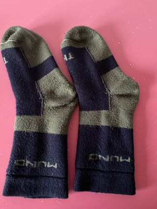 Calcetines de invierno negros y azul marino