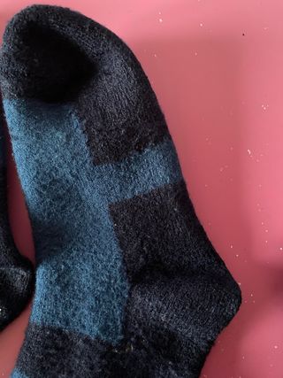 Calcetines de invierno negros y azul marino