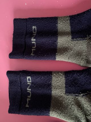 Calcetines de invierno negros y azul marino