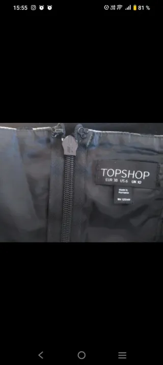 Minivestido Topshop T-38