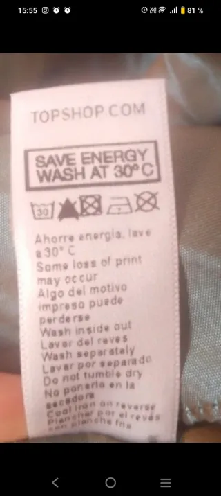 Minivestido Topshop T-38