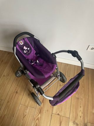 Carrito de muñecas morado