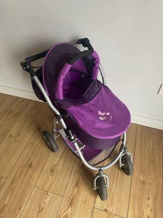 Carrito de muñecas morado