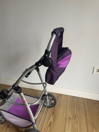 Carrito de muñecas morado