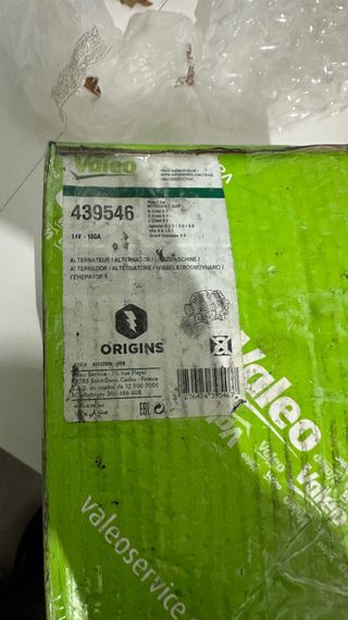 Alternador Valeo 439546 - NUEVO SIN USAR