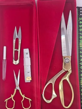 Set Tijeras Costura Profesional y Accesorios