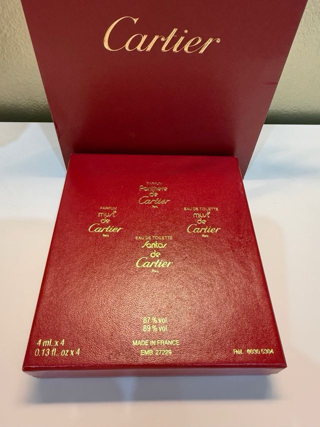 Conjunto de 4 Perfumes Cartier 4ml