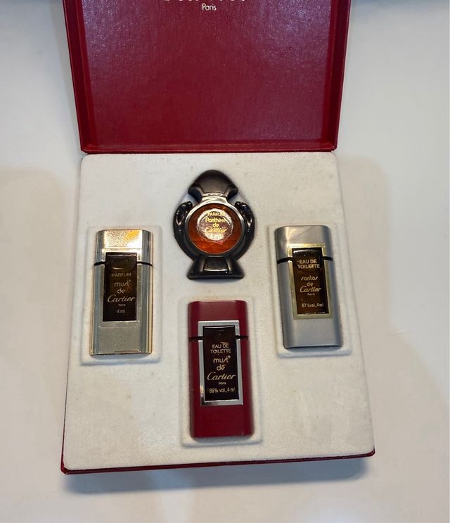 Conjunto de 4 Perfumes Cartier 4ml