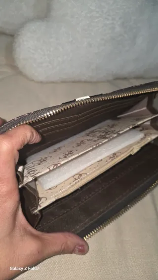 Cartera Monedero Guess Marrón y Negro