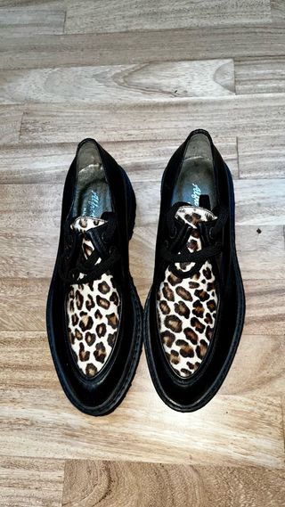 Scarpe Alfredo Giantin donna maculate pelle nera
