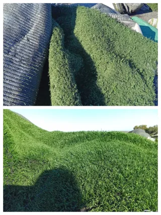 Césped artificial reciclado