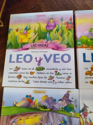 Libros Leo y veo. Los ogros, LosGnomos, LasBrujas,