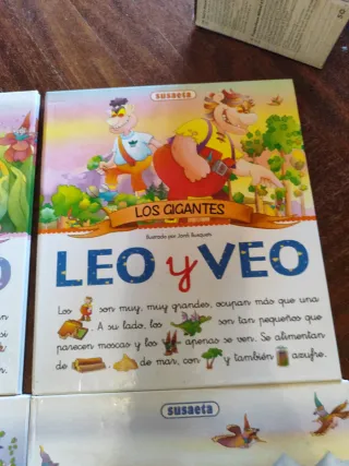 Libros Leo y veo. Los ogros, LosGnomos, LasBrujas,