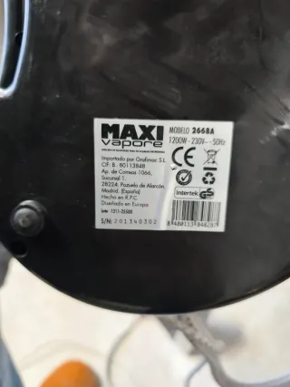 Plancha de vapor MAXI vapore