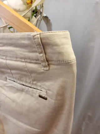 Pantalón Mango Beige Verano