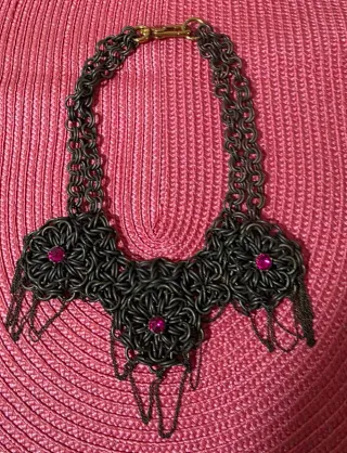 Collar Bimba y Lola marron y Rosa