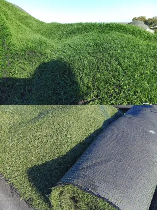 Césped artificial reciclado