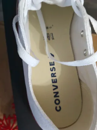 Zapatillas Converse Blancas Unisex Talla 42.5 Nue