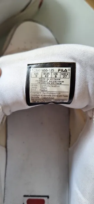 Zapatillas Fila Blancas