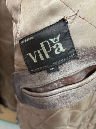 Giaccone uomo vera pelle marrone