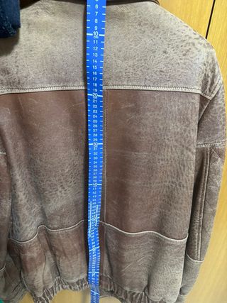 Giaccone uomo vera pelle marrone