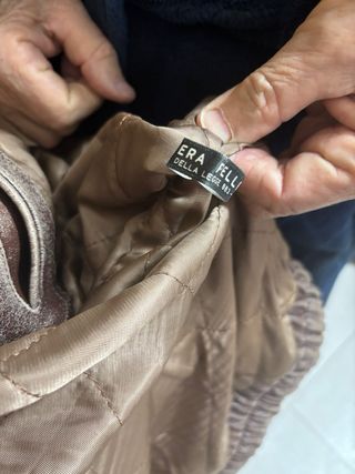 Giaccone uomo vera pelle marrone