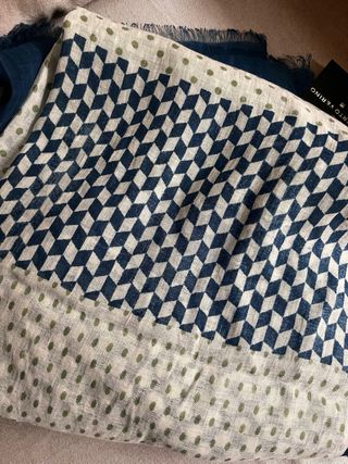 Fular Roberto Verino Nuevo Verde y Azul