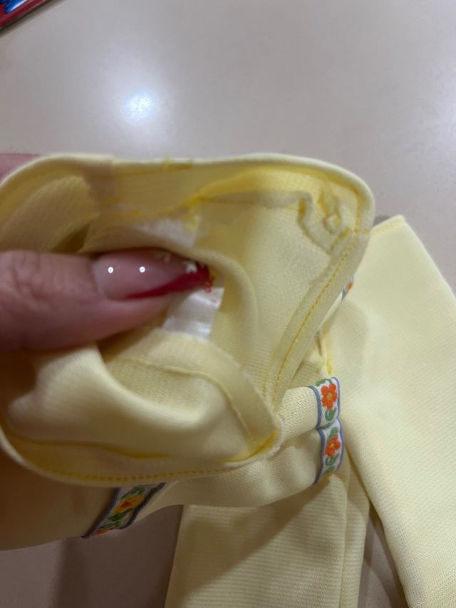 Pijama Nancy floral amarillo