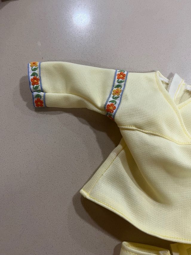 Pijama Nancy floral amarillo