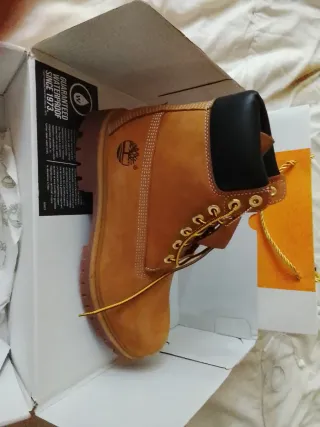 Timberland Bolsa y Caja Naranja/Blanco