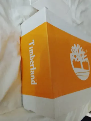 Timberland Bolsa y Caja Naranja/Blanco
