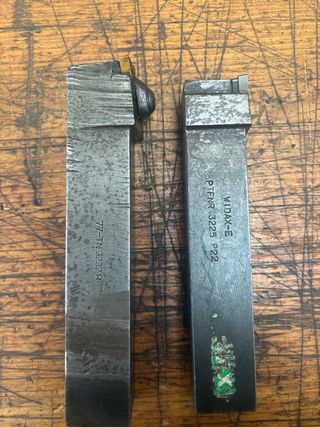 2 Portaplaquitas Torno Metal