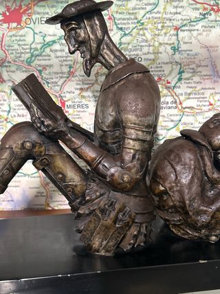 Escultura Quijote y Sancho